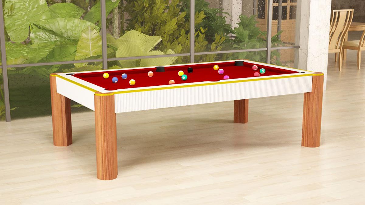 Madrid Pool Table with solid legs