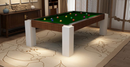 Monaco Pool Table with solid wood legs