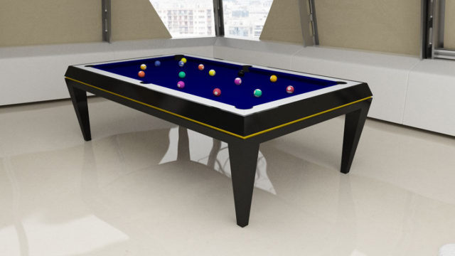 Dublino lacquered wood Pool Table