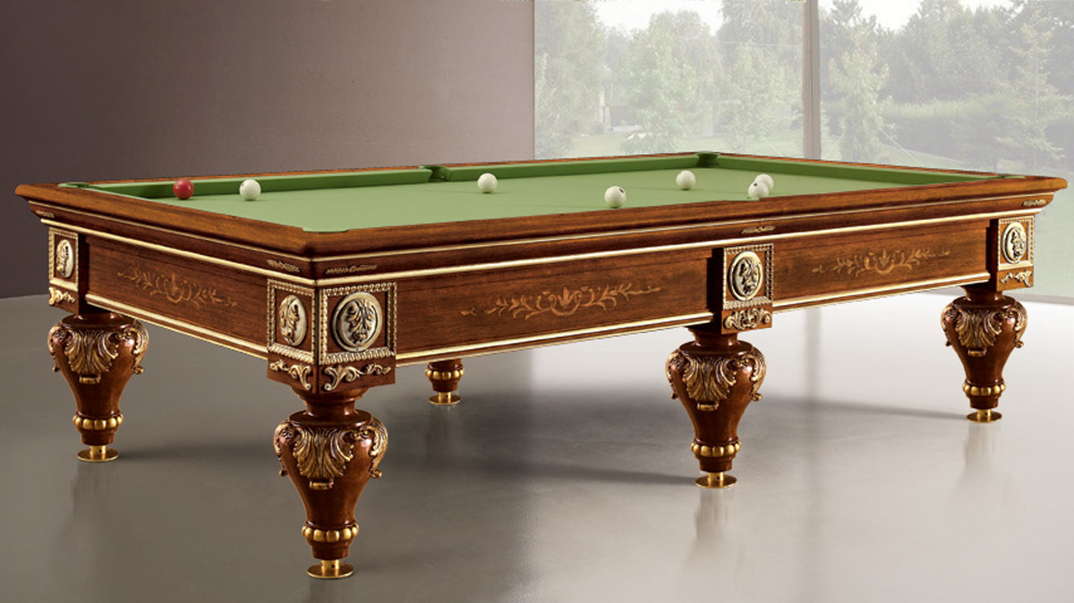 Romantico solid wood Luxury Billiard Table