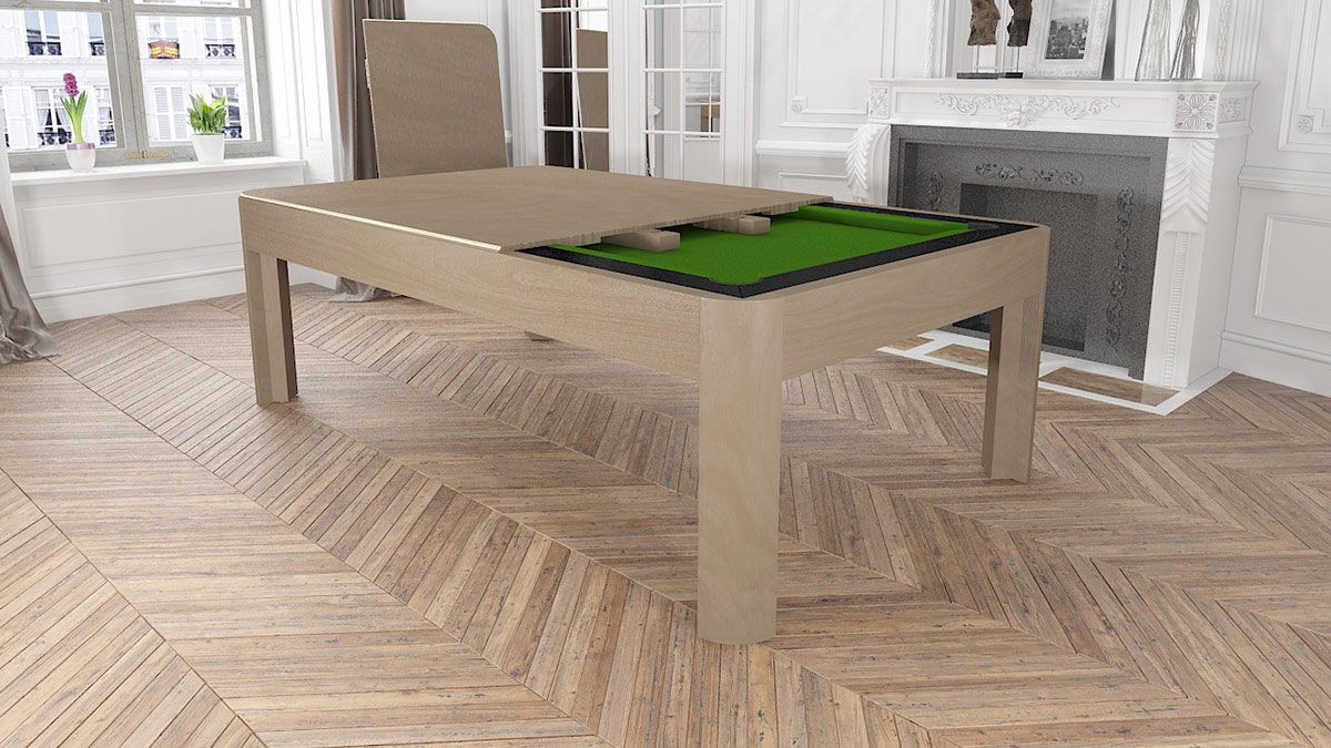 Berlino modern and lacquered wood Pool Table