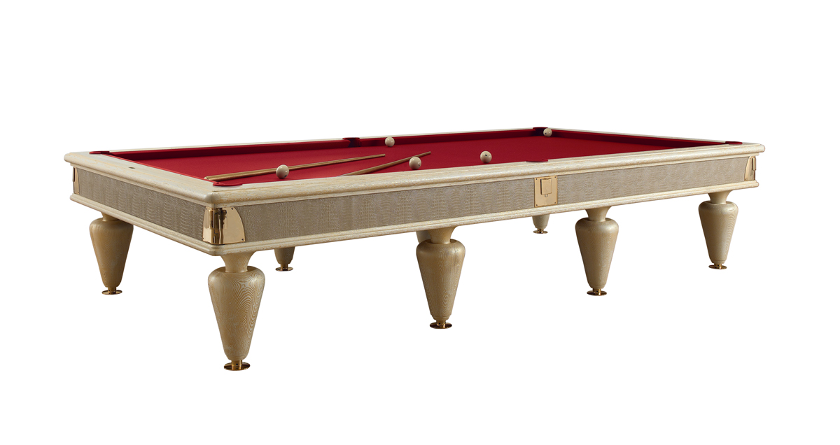 Atelier Luxury Billiard Table with metal mascarons