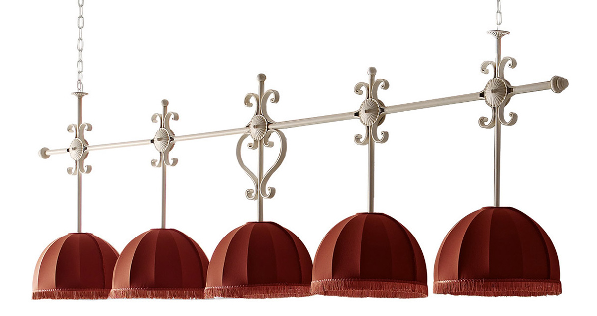 Bisanzio Luxury Billiard Table chandelier