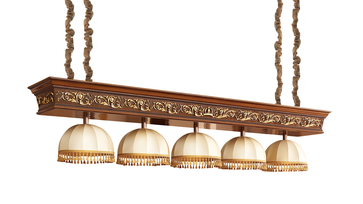 Dragone Luxury Billiard Table chandelier