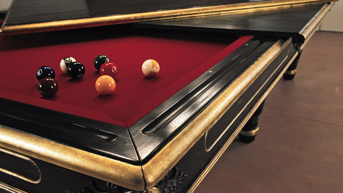 Duccio Luxury Billiard Table banks