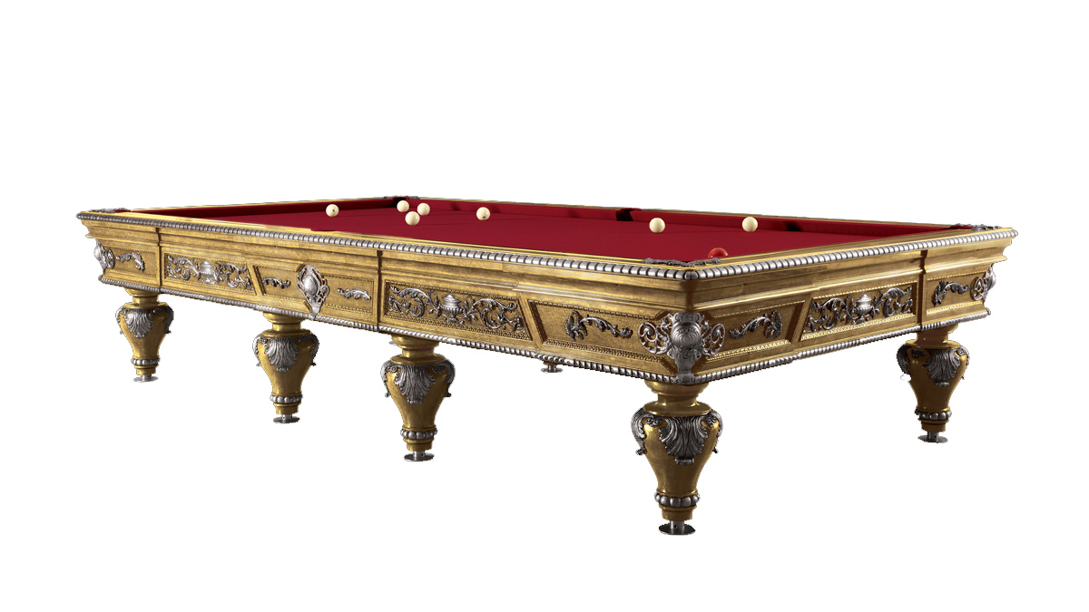 Hollywood Luxury Billiard Table with fine fabrics