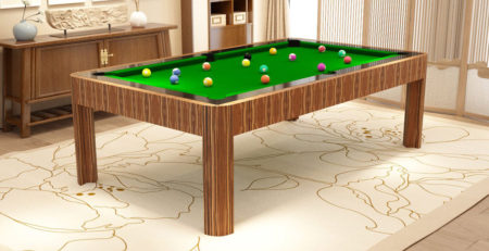 Berlino modern and gold wood Pool Tables
